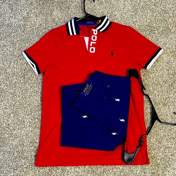 Polo by Ralph Lauren | Shorts | Polo Ralph Lauren Mens Shorts And Shirt Set  Only Worn Once Great Condition | Poshmark